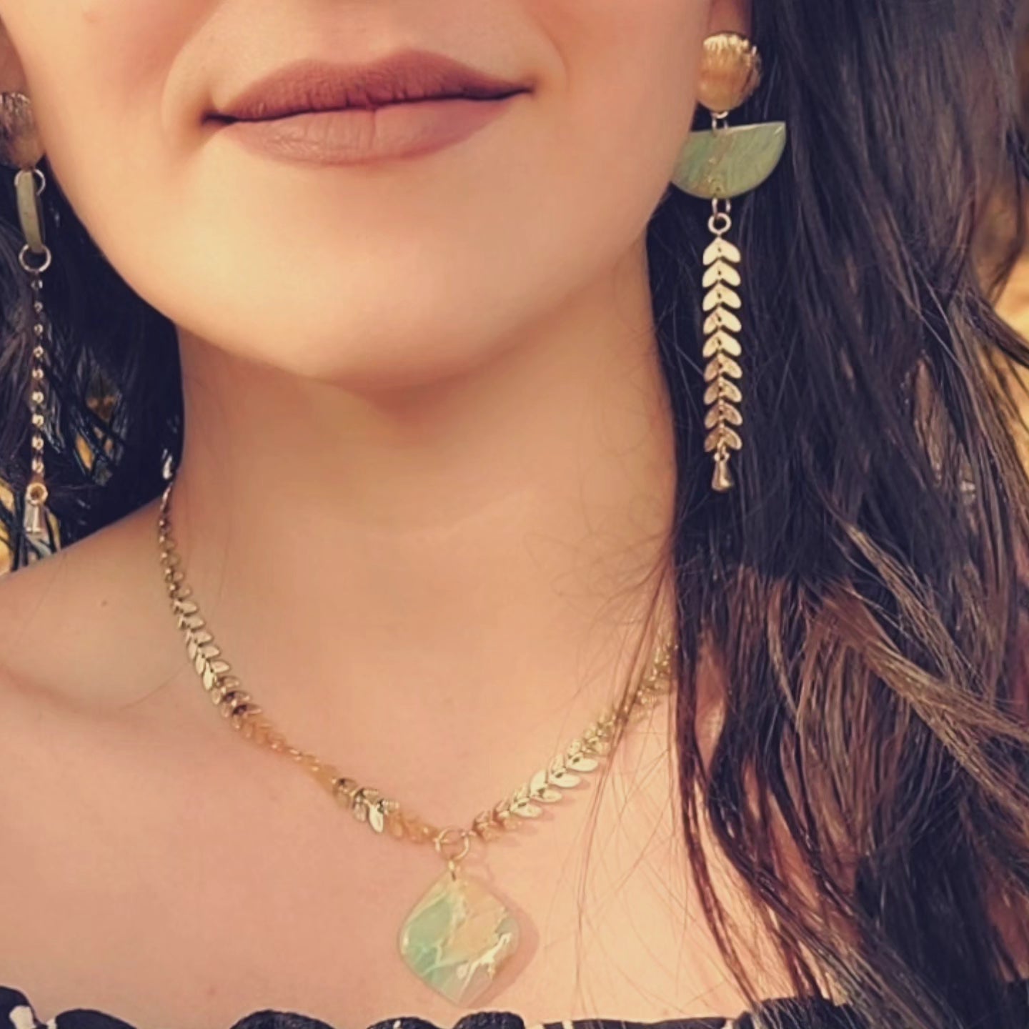 Set marble green 🍃🍂