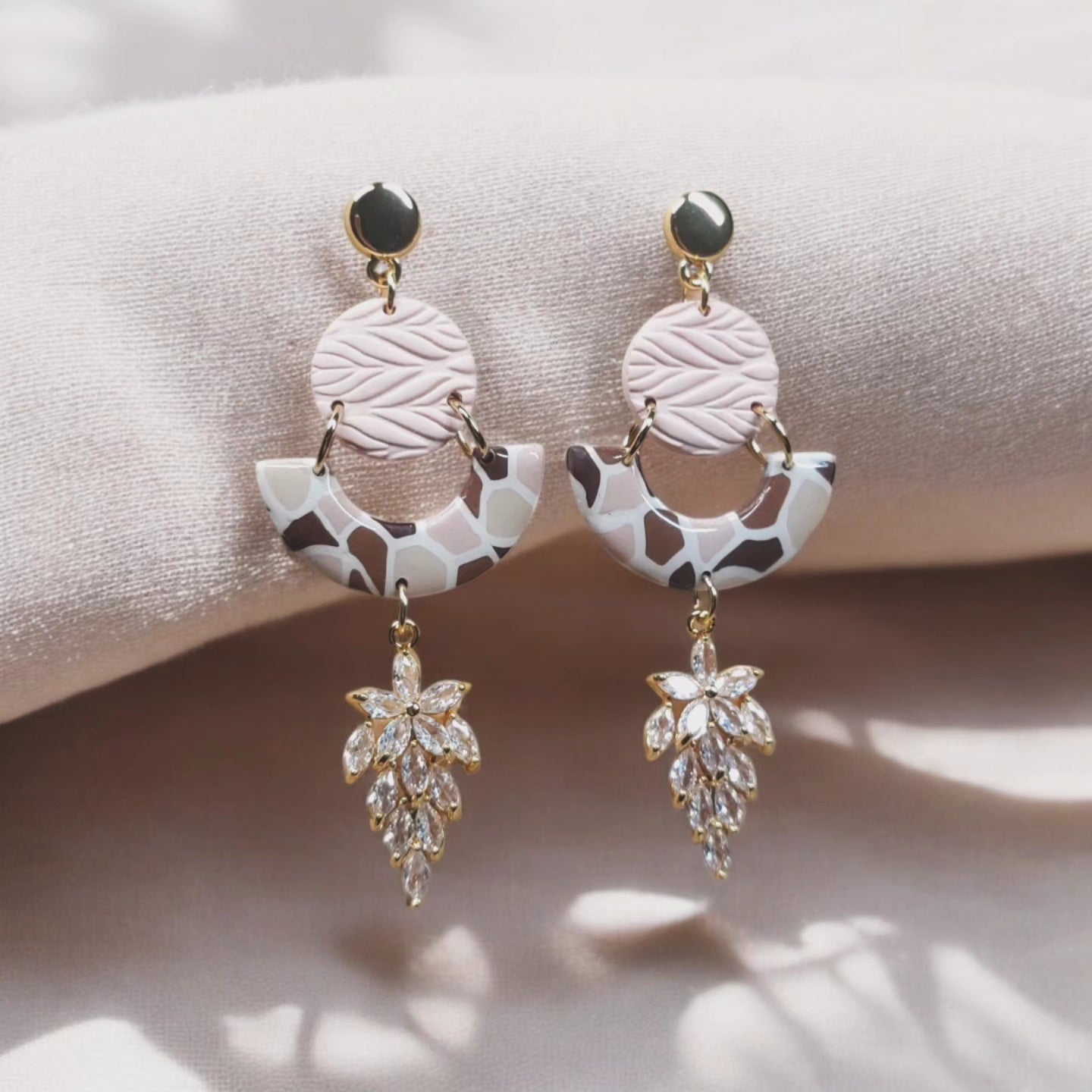 Pendenti rosa eleganti